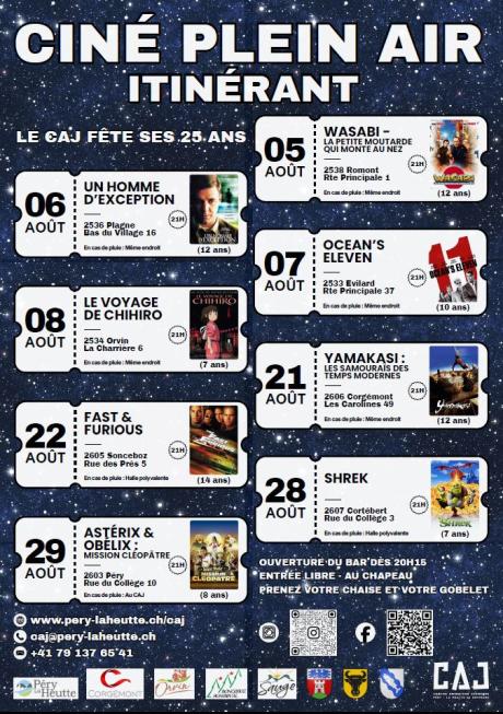 affiche ciné plein air